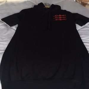 Robe hoodie Kendall et kylie noir